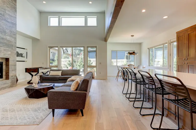 Spacious bedroom real estate photo — Bend Oregon photographer