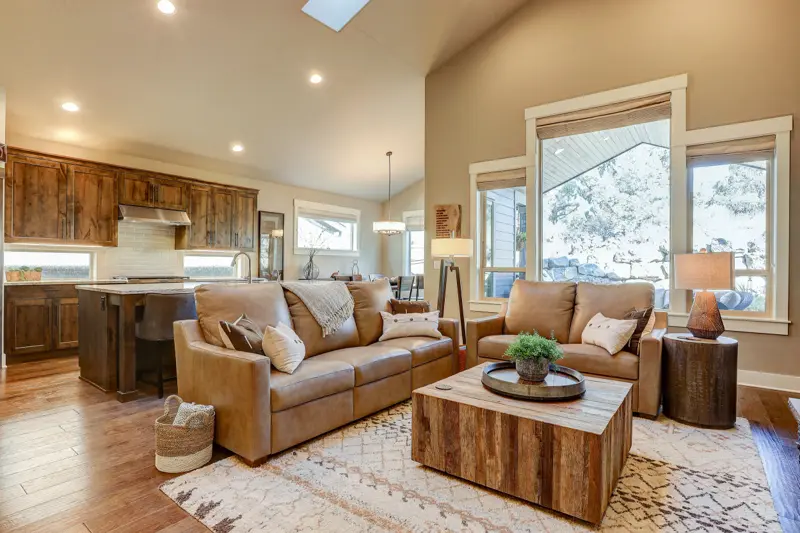 Modern home exterior — real estate photography Bend Oregon