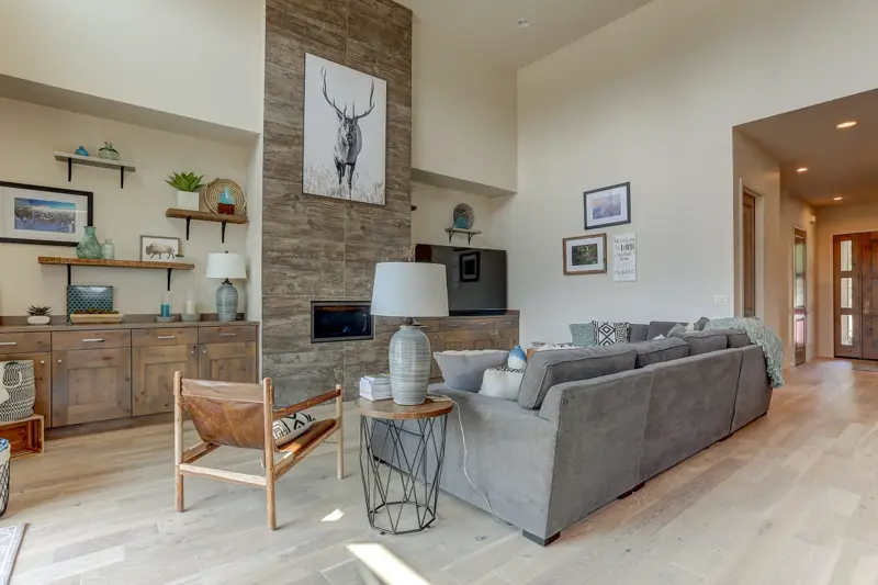 Custom kitchen cabinetry — real estate photography Bend Oregon