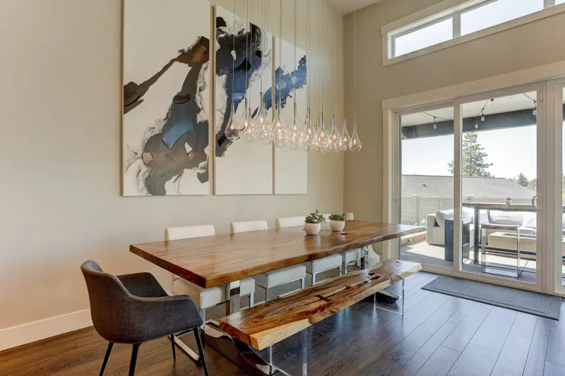Modern open-concept kitchen — real estate photography Bend Oregon